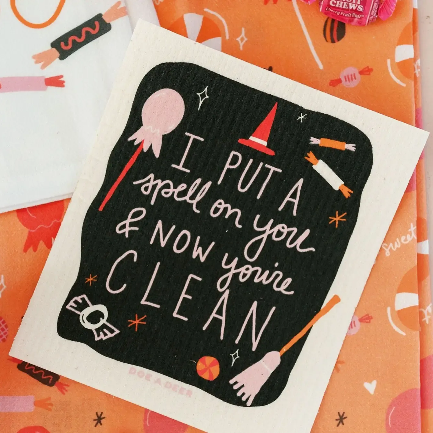 I put a spell on you - Swedish Dishcloth