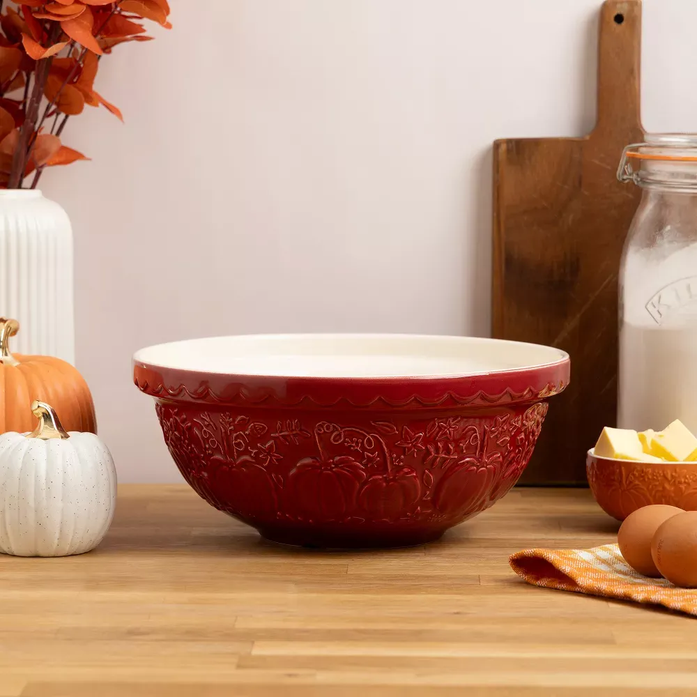 Pumpkin Bowl -18 Dark Red