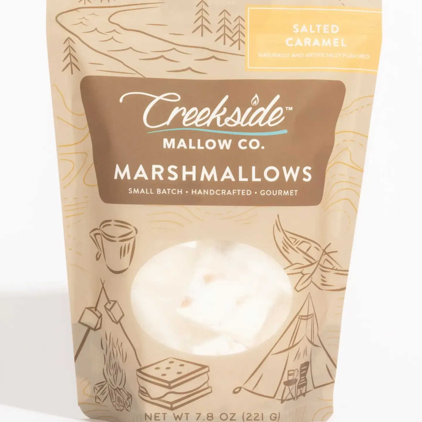 Salted Caramel Gourmet Marshmellows - 12ct
