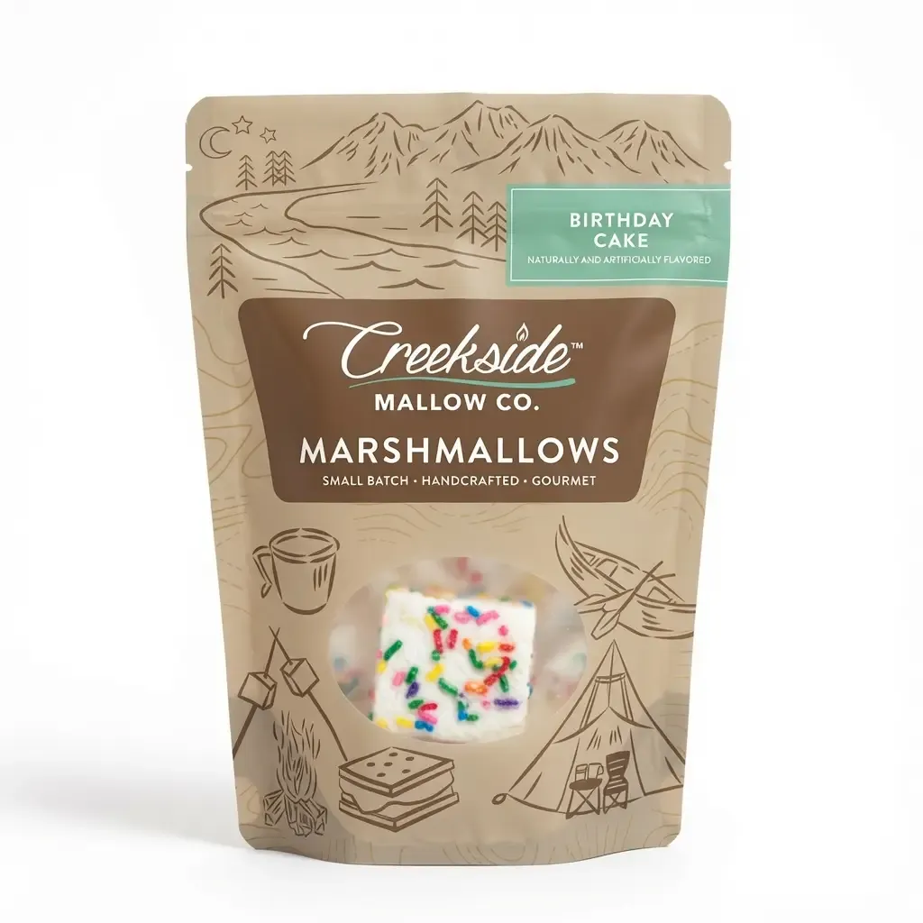Birthday Cake Gourmet Marshmellow - 12 Ct