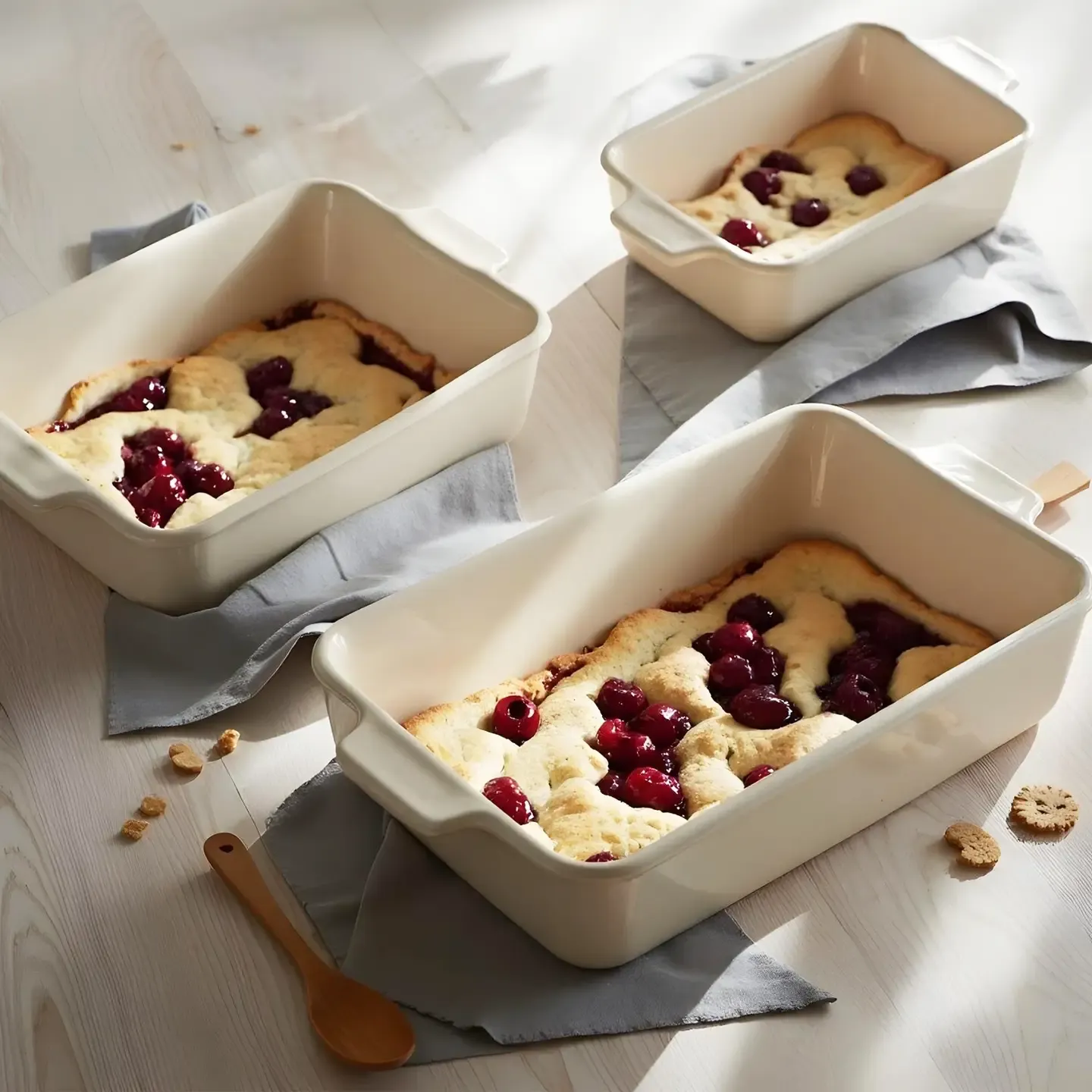 Ceramic Baking Dishes - Set of 3