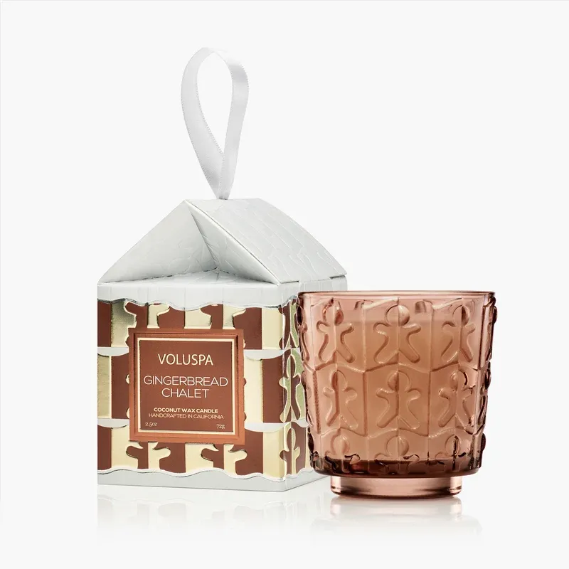 Gingerbread Chalet Pedestal Ornament