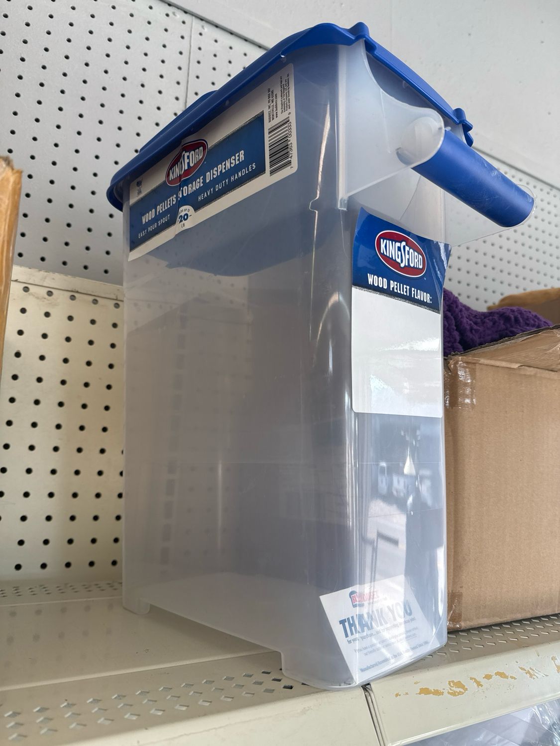 Wood Pellet Storage Dispenser Kingsford