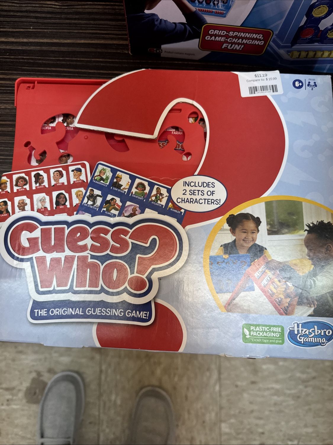 Guess Who? 2022 Superhero Hasbro Game - 2 Double Sided Character Sheets NEW