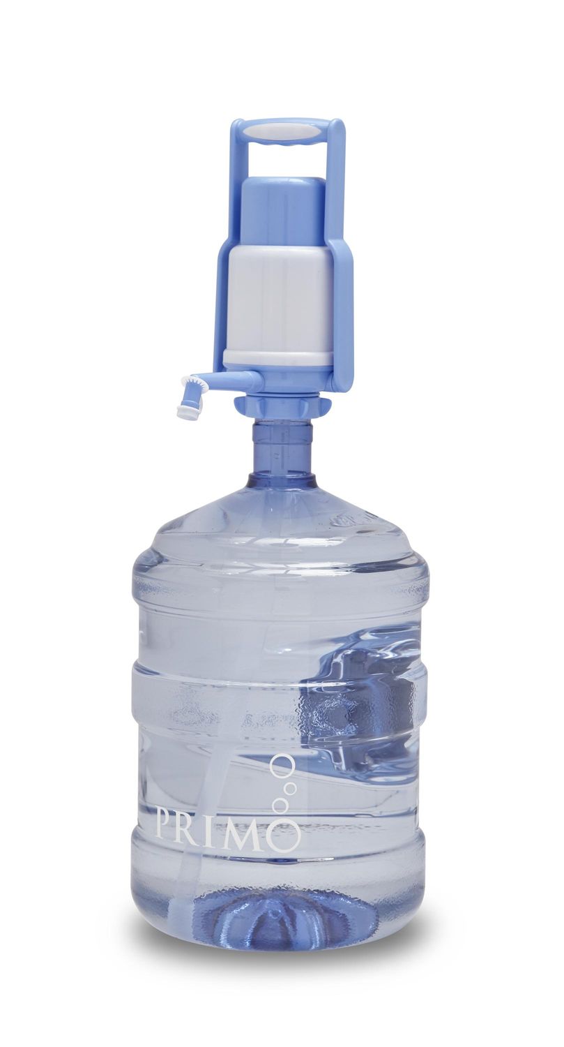 Primo Portable Manual Water Pump/Dispenser in Blue and White