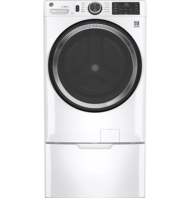 GE 4.8 Cu Ft Smart Front Load Energy Star Washer White