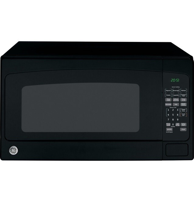 GE 2.0 Cu Ft Microwave Black