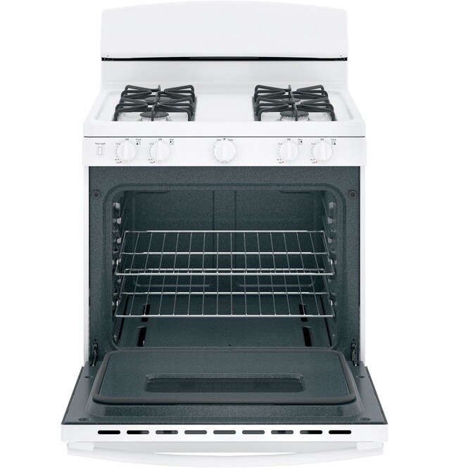 GE 30" Free Standing Gas Stove White