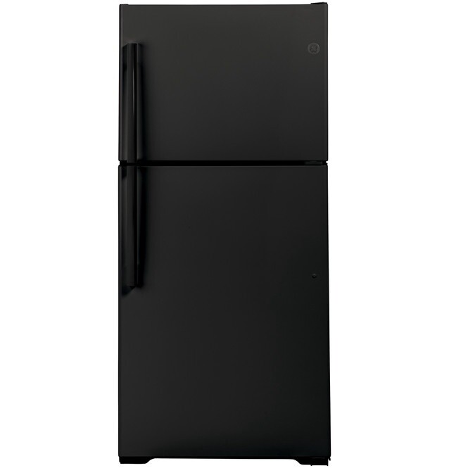 GE 19.2 Cu Ft Top Mount Refridgerator Black