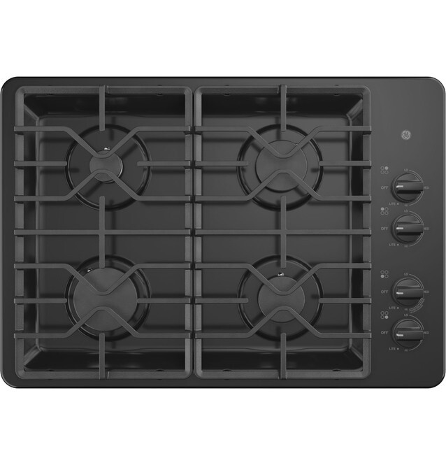 GE 30&quot; Gas Cook Top Black