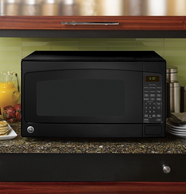 GE 2.0 Cu Ft Microwave Black