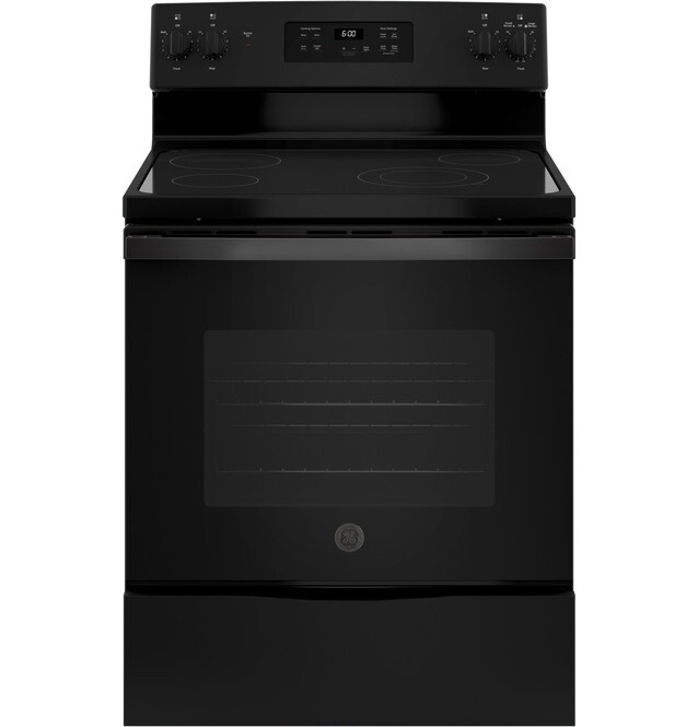 GE Range Free standing Electric Stove Black