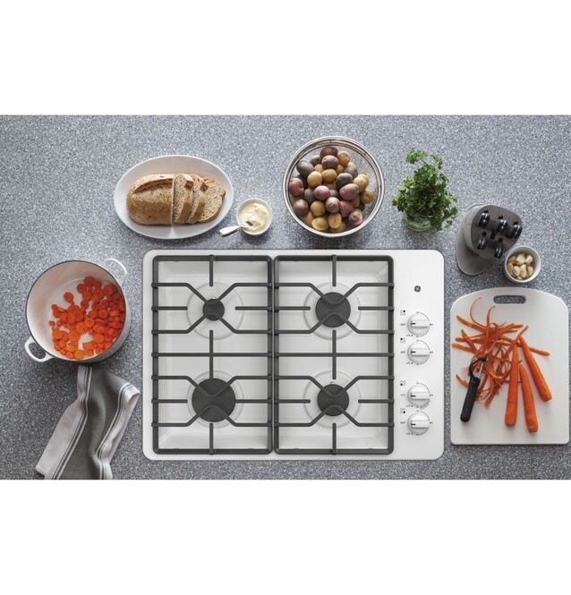 GE Gas Cook Top White