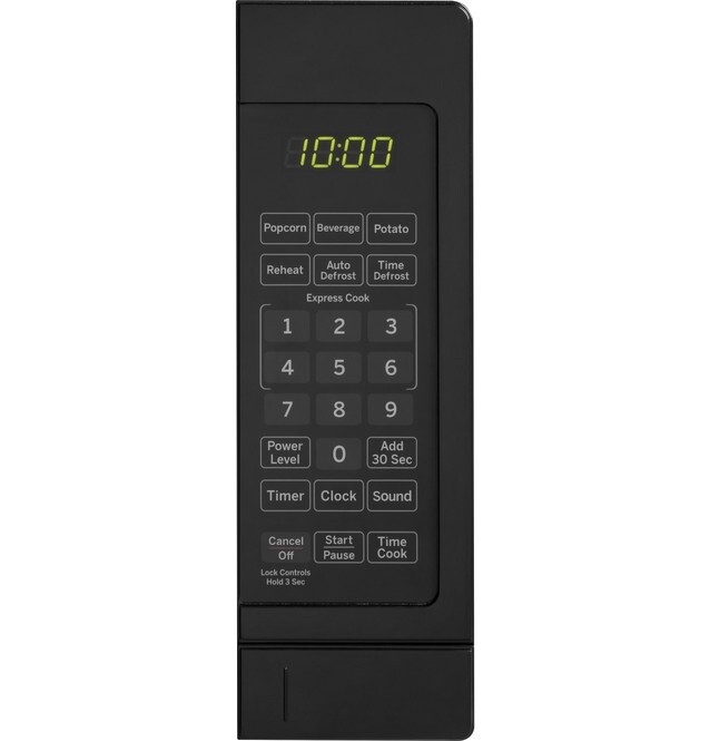 GE 0.7 Cu Ft Microwave Black