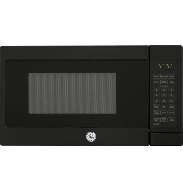 GE 0.7 Cu Ft Microwave Black