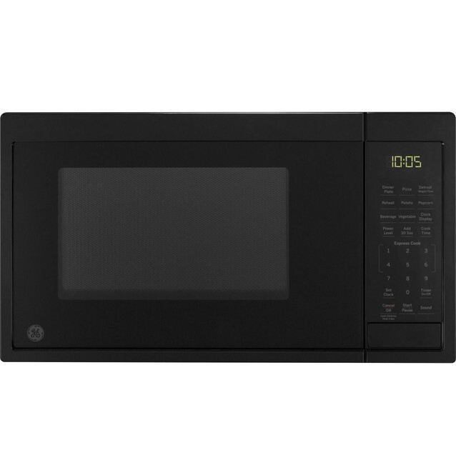 GE 0.9 Cu Ft Microwave Black