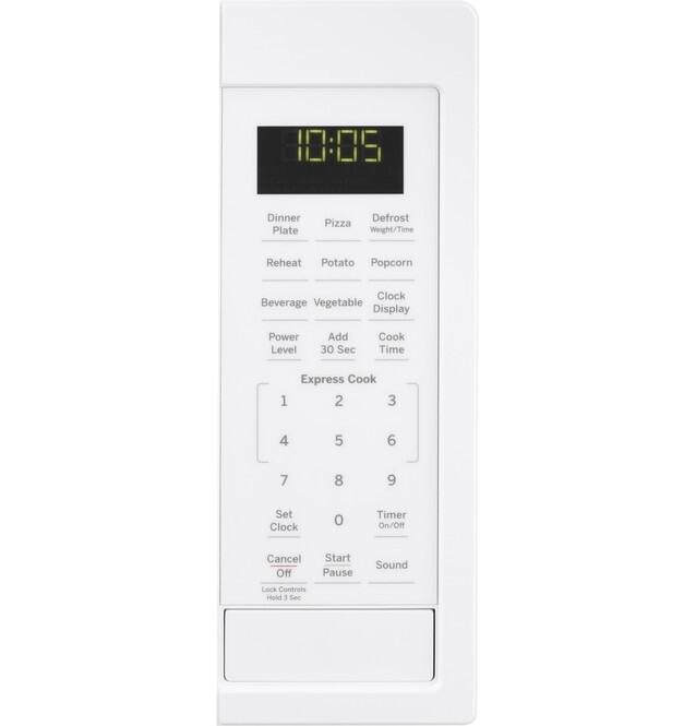 GE 0.9 Cu Ft Microwave White