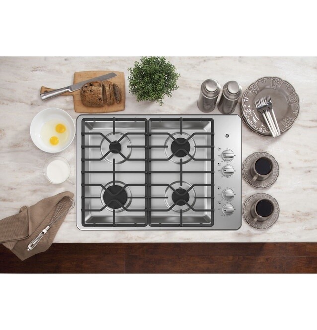 GE 30" Gas Cook Top Stainless Steel