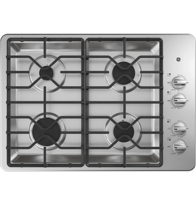 GE 30&quot; Gas Cook Top Stainless Steel