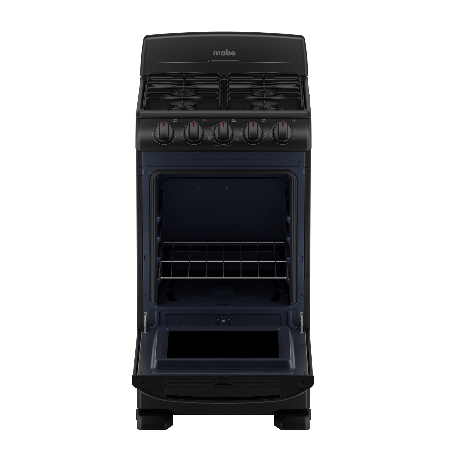 Mabe Gas range 20&quot; Black