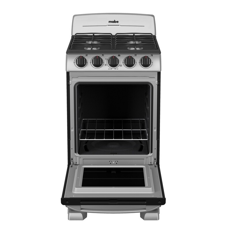 Mabe Gas range 20" Black/Silver