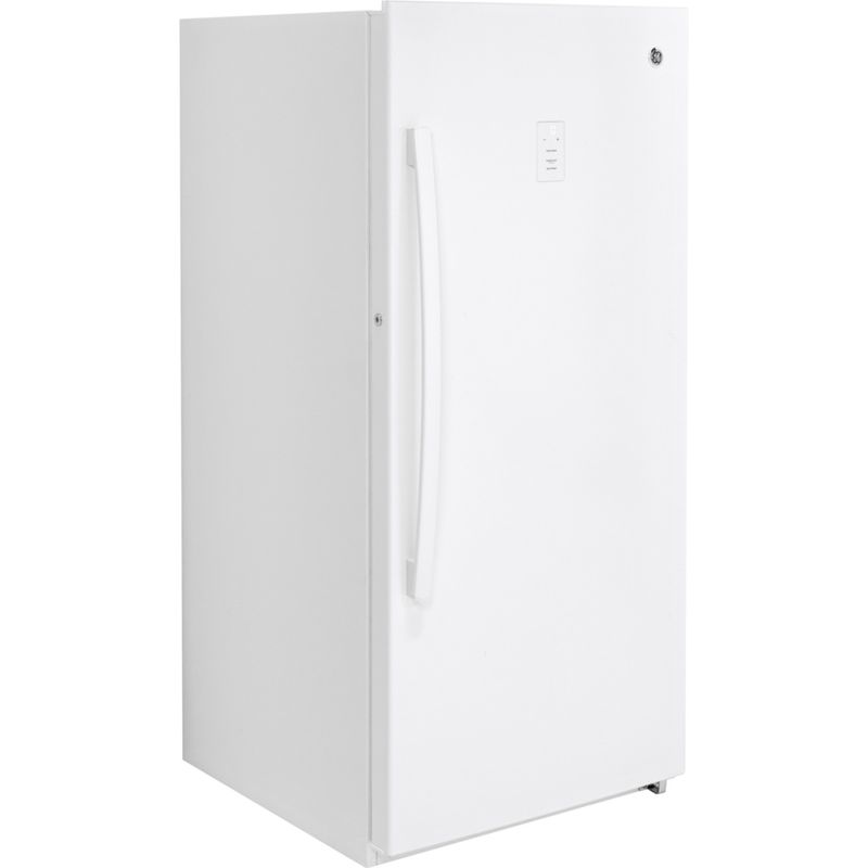GE 14.1 Cu. Ft. Frost Free Upright Freezer White