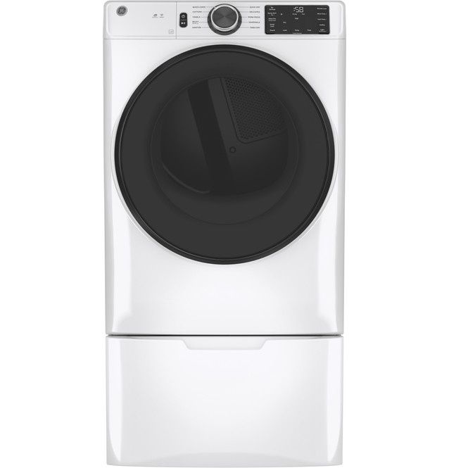 GE7.8 cu. ft. Smart Front Load Electric Dryer with  Steam *Energy Star*