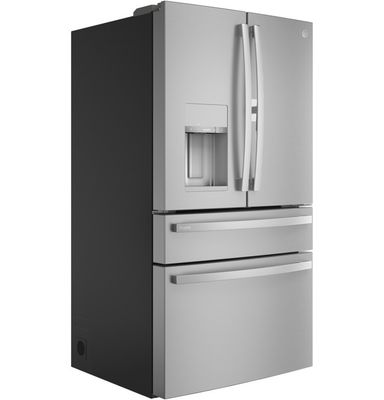 GE Profile 27.9 Cu. Ft. Smart Fingerprint Resistant 4-Door French-Door Refrigerator with Door In Door ENERGY STAR