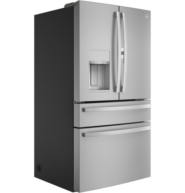 GE Profile 27.9 Cu. Ft. Smart Fingerprint Resistant 4-Door French-Door Refrigerator with Door In Door ENERGY STAR