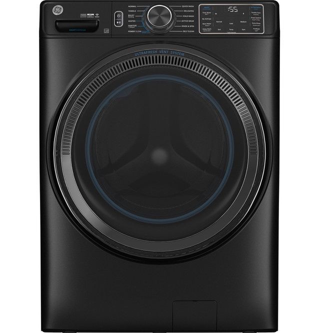 GE 5.0 cu. ft. Smart Front Load Steam Washer with SmartDispense UltraFresh Vent System, OdorBlock, Sanitize + Allergen ENERGY STAR