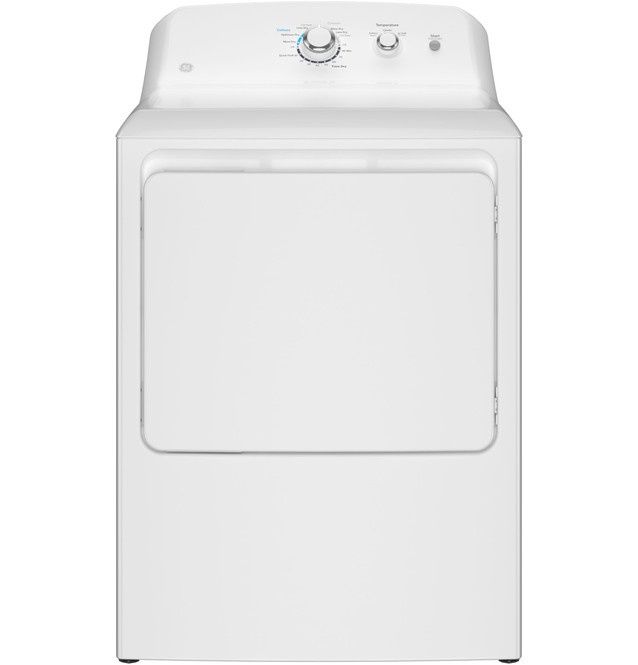 GE 6.2 cu. ft. Electric Dryer with Up To 120 ft. Venting