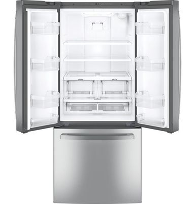 GE 20.8 Cu. Ft. French-Door Refrigerator 30&quot; Wide - Energy Star