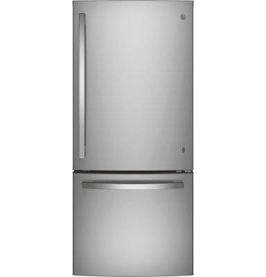 GE 21.0 Cu. Ft. Bottom-Freezer Refrigerator 30&quot; Width - Energy Star