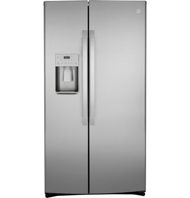 GE 21.8 Cu. Ft. Counter-Depth Fingerprint Resistant Side-By-Side Refrigerator