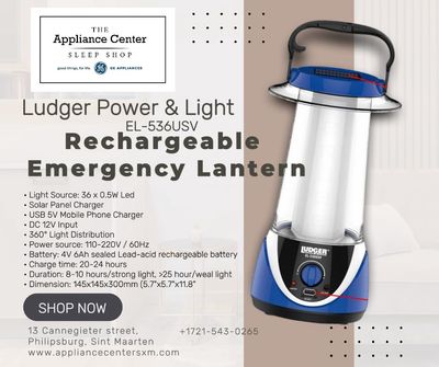 Ludger LED Lamp /w Solar Panel