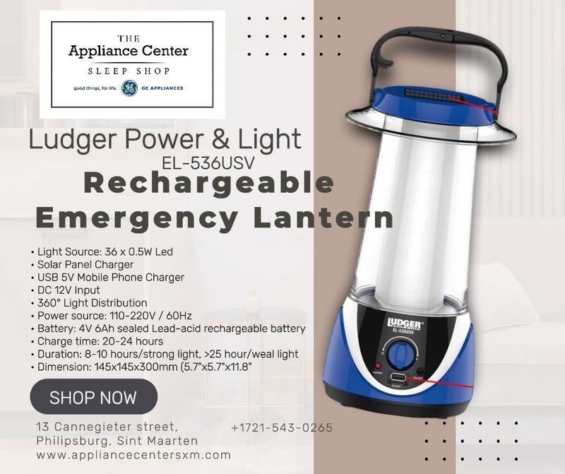 Ludger LED Lamp /w Solar Panel