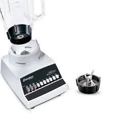 Oster Blender Traditional, 10 Speeds, Glass Jar, White