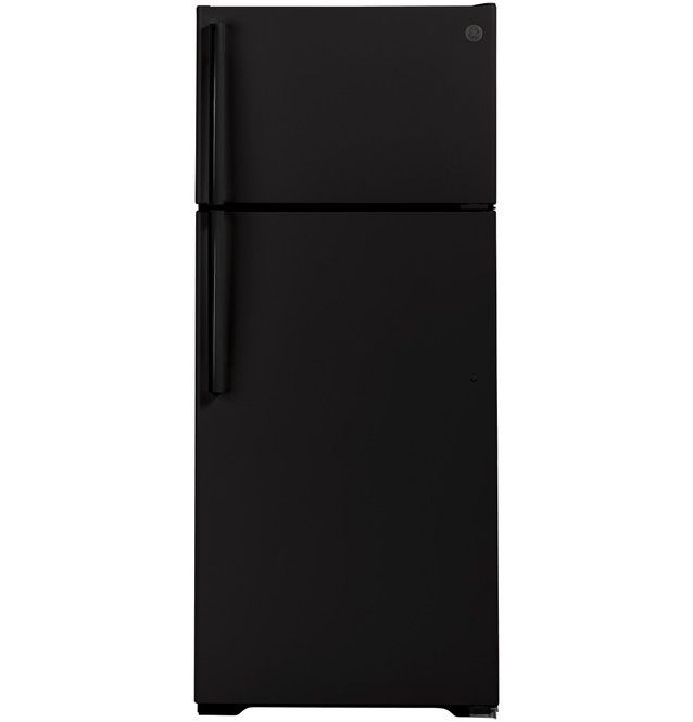 GE 17.5 Cu Ft Top Mount Refridgerator Black