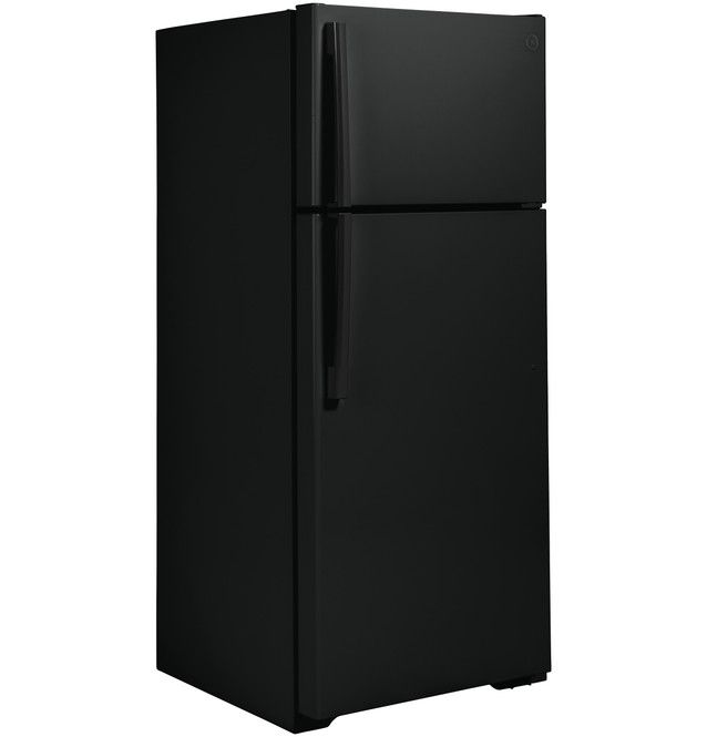 GE 17.5 Cu Ft Top Mount Refridgerator Black