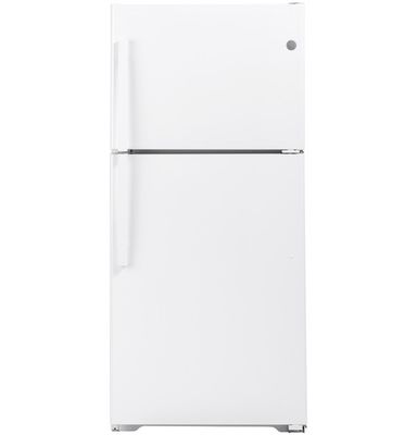 GE® 21.9 Cu. Ft. Garage Ready Top-Freezer Refrigerator WHITE