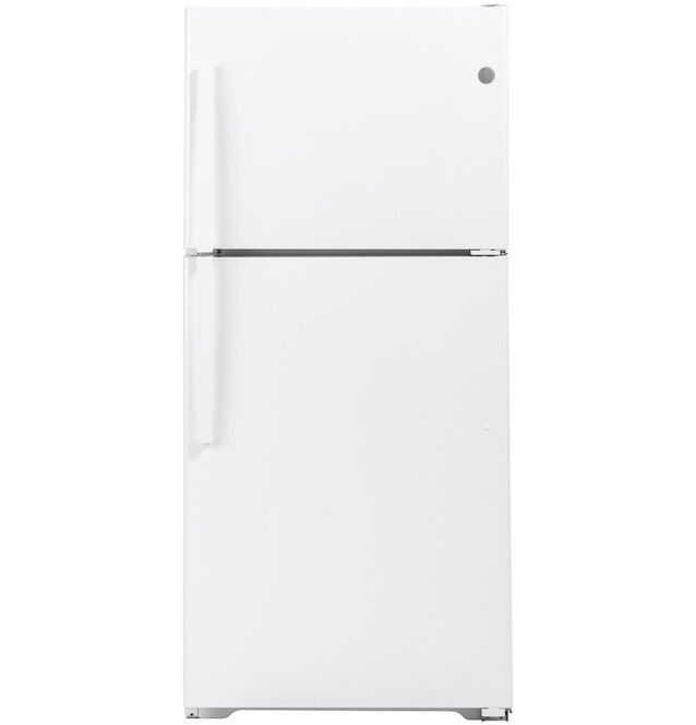 GE® 21.9 Cu. Ft. Garage Ready Top-Freezer Refrigerator WHITE