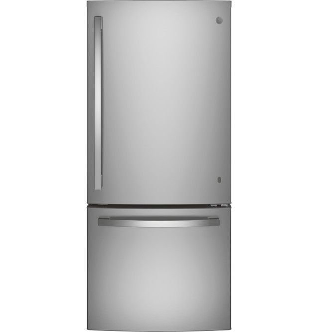 GE 21.0 Cu. Ft. Bottom-Freezer Refrigerator 30" Width - Energy Star