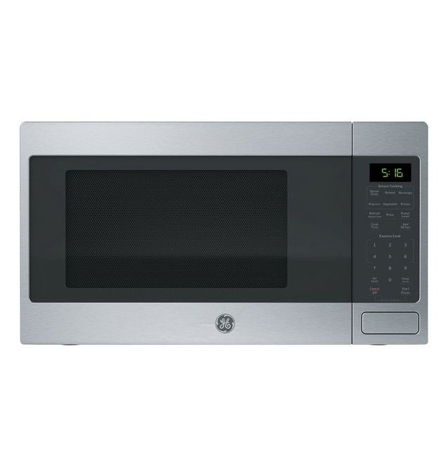 GE 1.6 Cu. Ft. Countertop Microwave Oven Stainless Steel