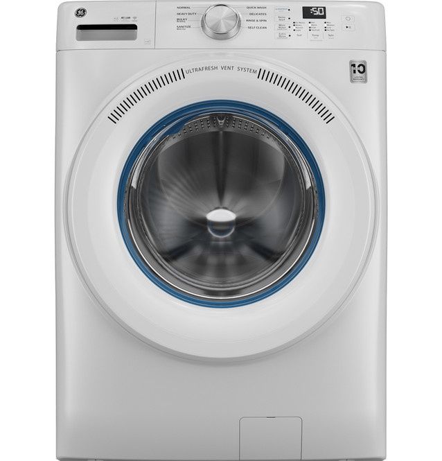 GE 4.8 Cu Ft Front Load Washer White