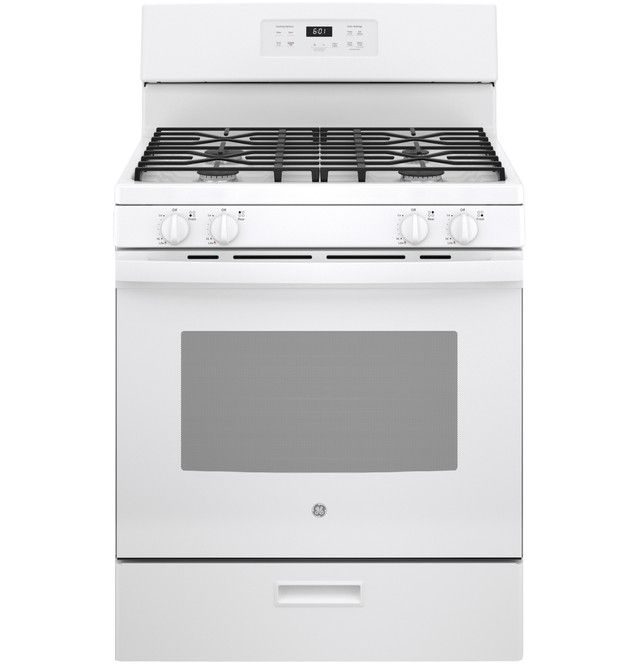 GE 30" Free-Standing Gas Range - White