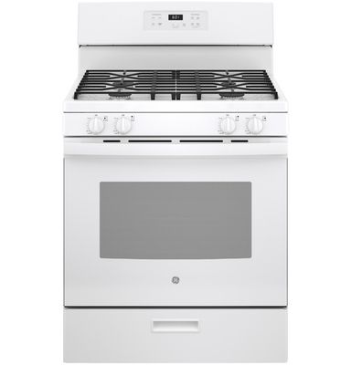 GE 30" Free-Standing Gas Range - White