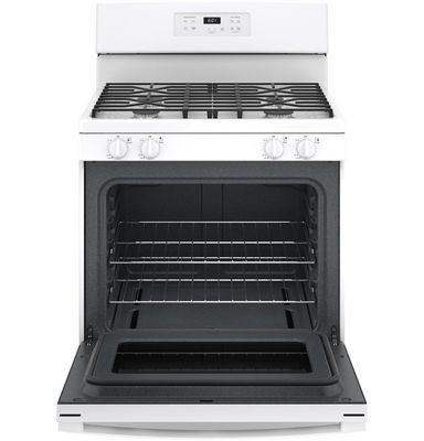GE 30" Free-Standing Gas Range - White