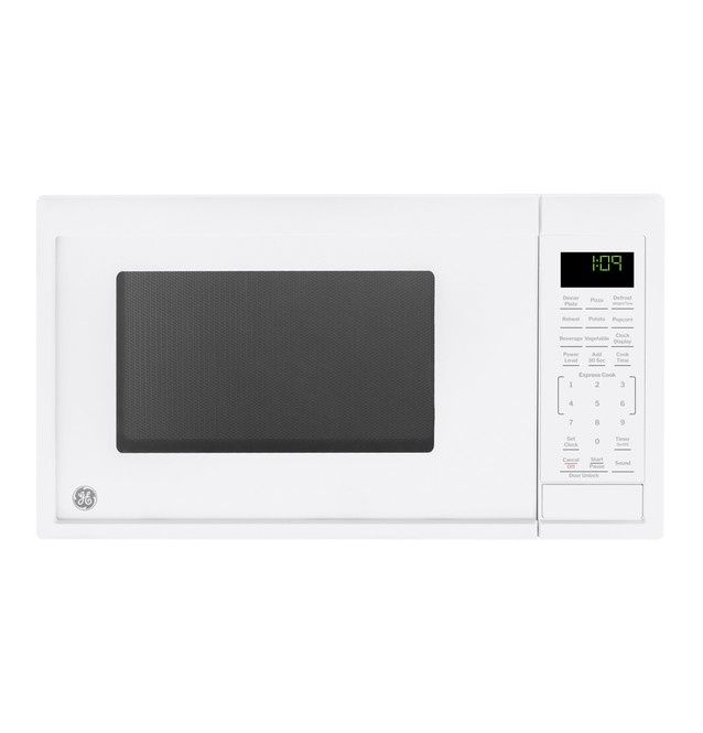 GE® 0.9 Cu. Ft. Capacity Countertop Microwave Oven WHITE