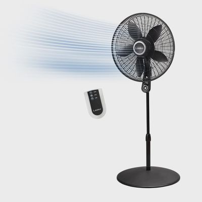 Lasko 20" Pedistal Fan /w Remote Black Metal Grill