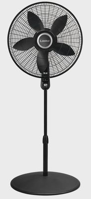 Lasko 20" Pedistal Fan /w Remote Black Metal Grill